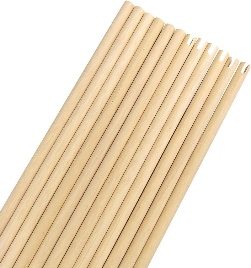 SHARROW Archery Wooden Arrow Shafts 31 inch Target Arrow Shaft for Long Bow Recurve Bow - Image 1